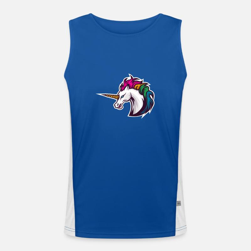 Unicorne Débardeur respirant contrasté Homme 
