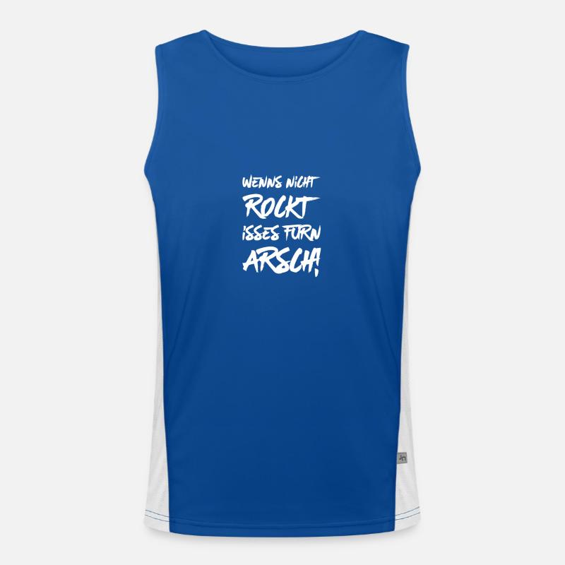 ROCK Funktionelles Kontrast-Tank Top für Männer 
