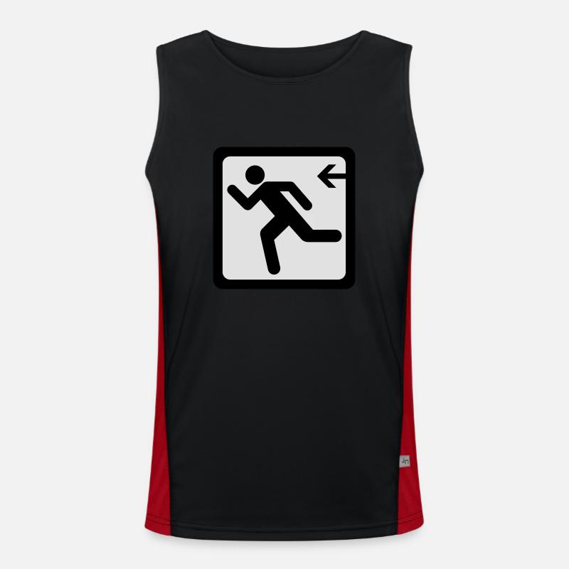 Exit Funktionelles Kontrast-Tank Top für Männer 
