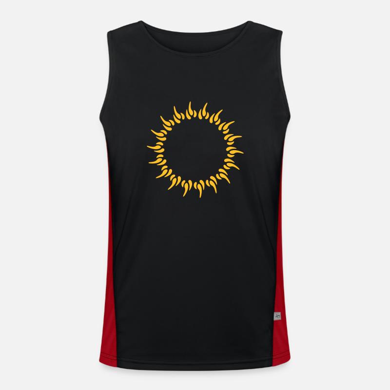 sun Men's Functional Contrast Tank Top 