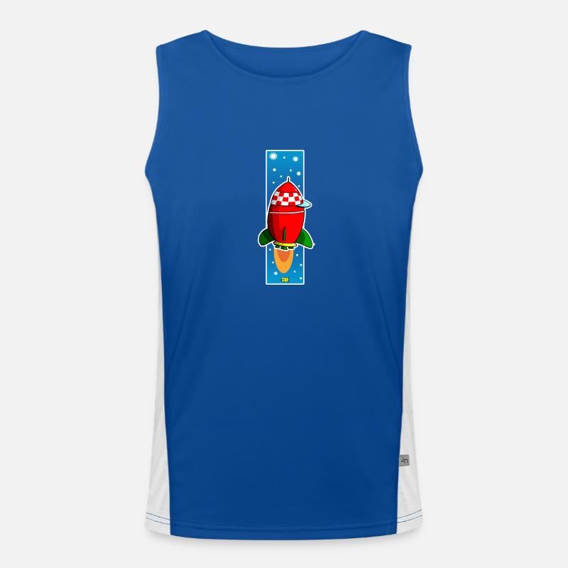 Rocket copy2 Men's Functional Contrast Tank Top 