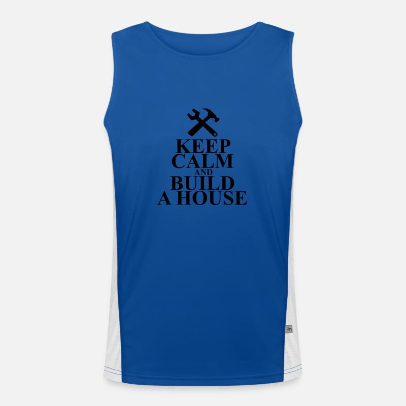 Bauen Funktionelles Kontrast-Tank Top für Männer 