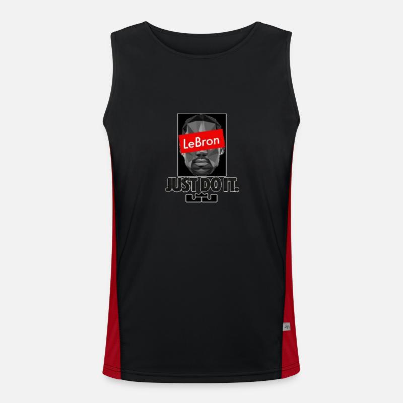 Design par Lebron James swag Débardeur respirant contrasté Homme 