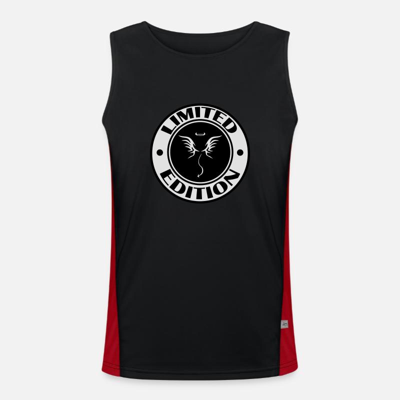 angel devil limited Men's Functional Contrast Tank Top 