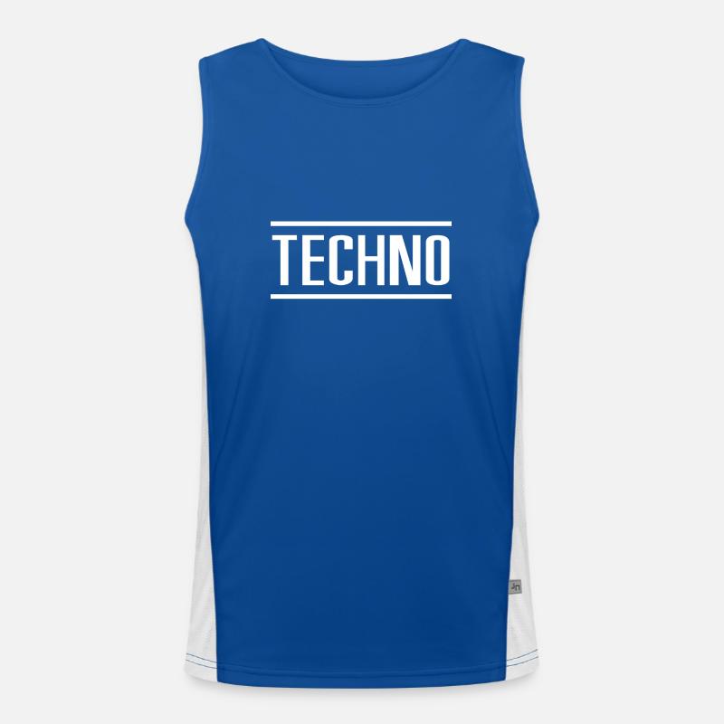 techno Men's Functional Contrast Tank Top 