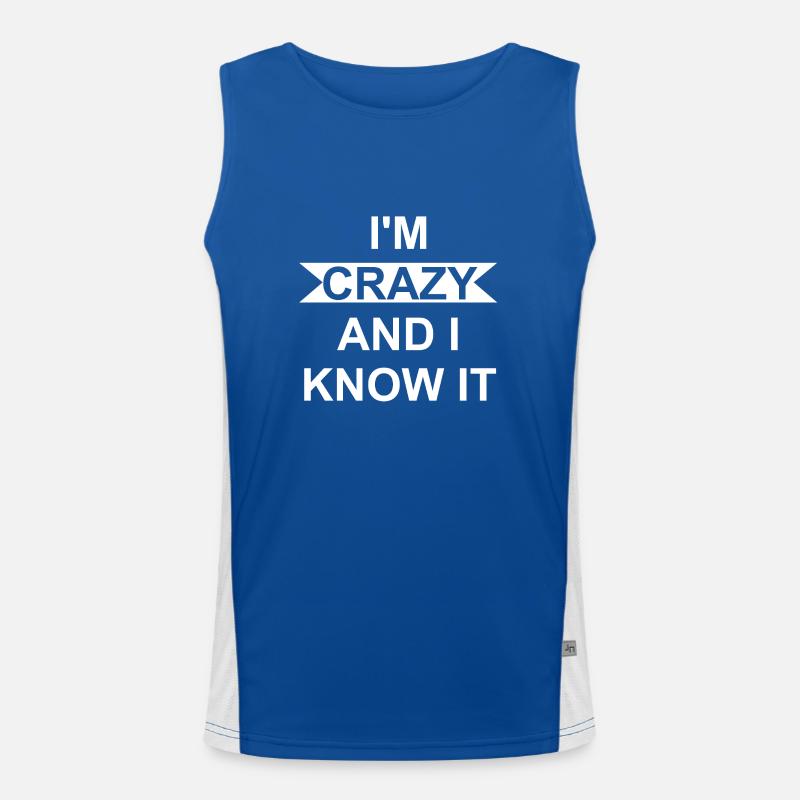 Crazy Men's Functional Contrast Tank Top 