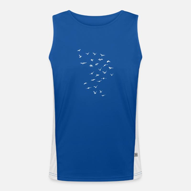 Vogel Funktionelles Kontrast-Tank Top für Männer 