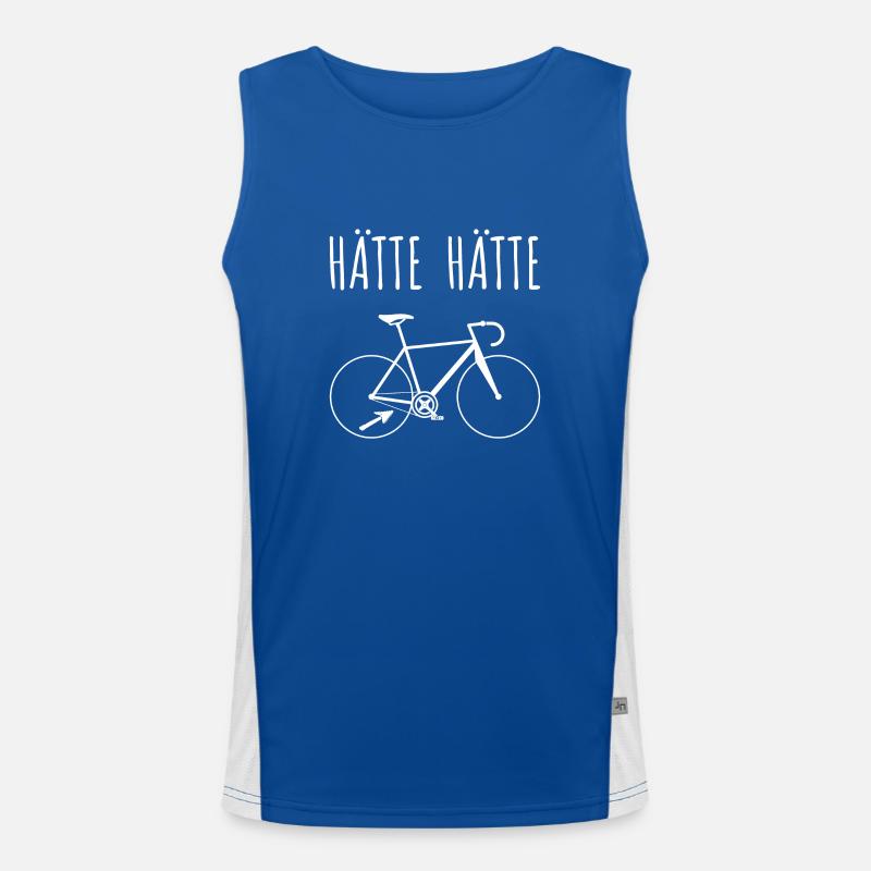 Had Had bicycle chain Men's Functional Contrast Tank Top 