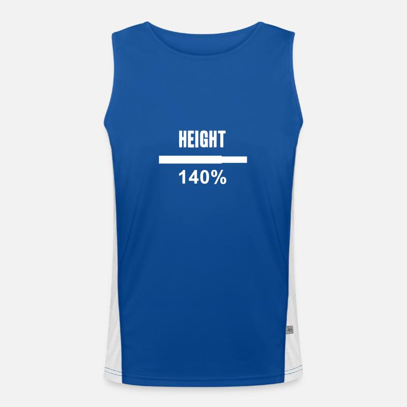 Riese Funktionelles Kontrast-Tank Top für Männer 
