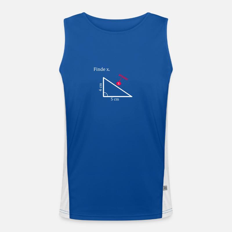 Find x Math Triangle Men's Functional Contrast Tank Top 