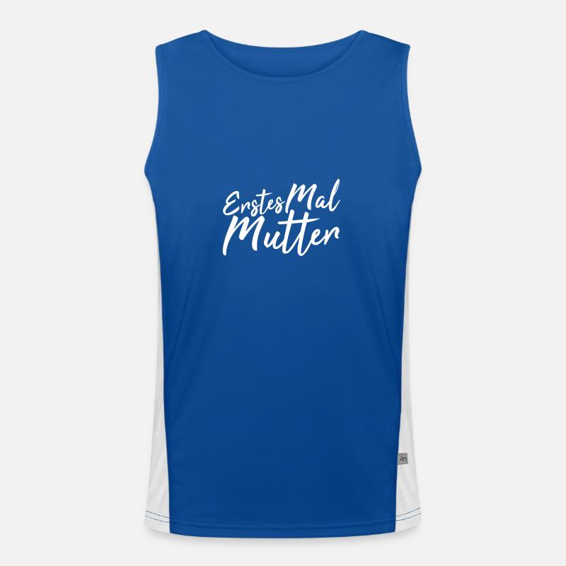 First time mother Men's Functional Contrast Tank Top 