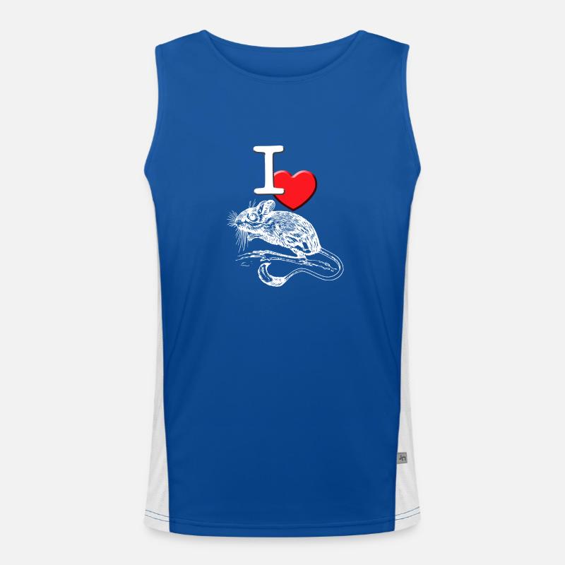 Maus Funktionelles Kontrast-Tank Top für Männer 