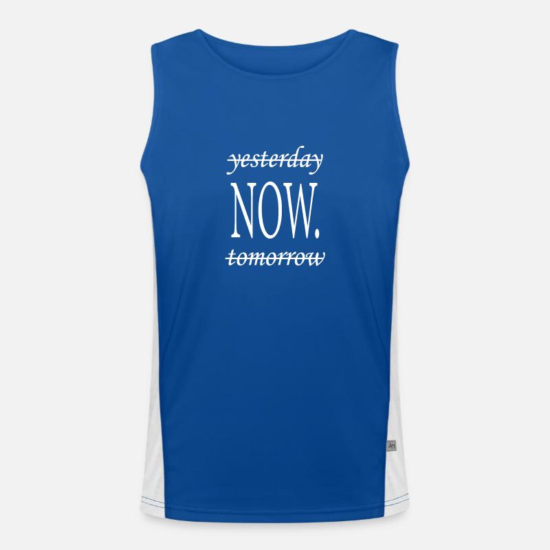 Sprüche Funktionelles Kontrast-Tank Top für Männer 