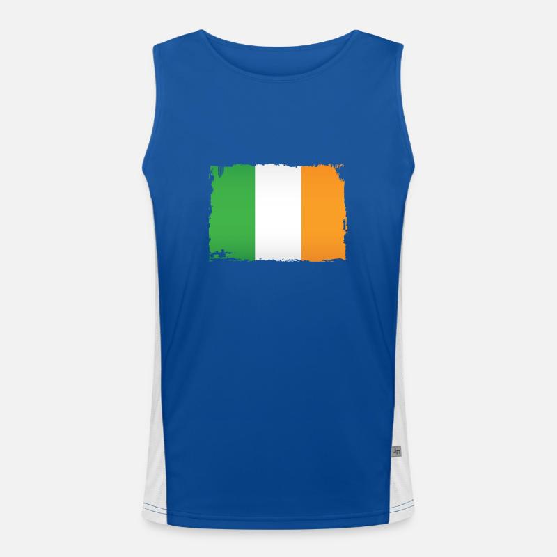 Drapeau irlandais en Débardeur respirant contrasté Homme 