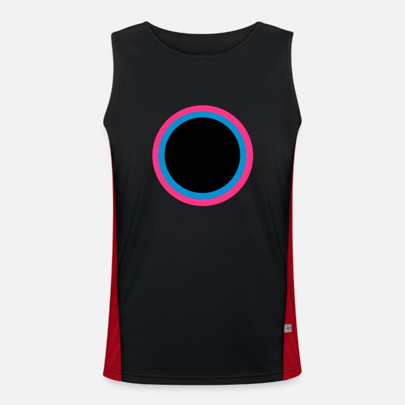 Circle Men's Functional Contrast Tank Top 