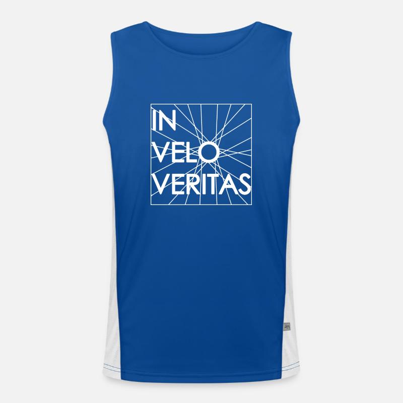 IN VELO VERITAS Funktionelles Kontrast-Tank Top für Männer 