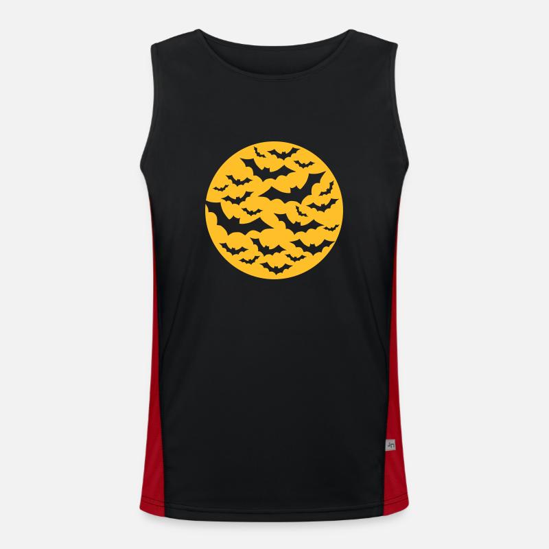 Fledermäuse Funktionelles Kontrast-Tank Top für Männer 