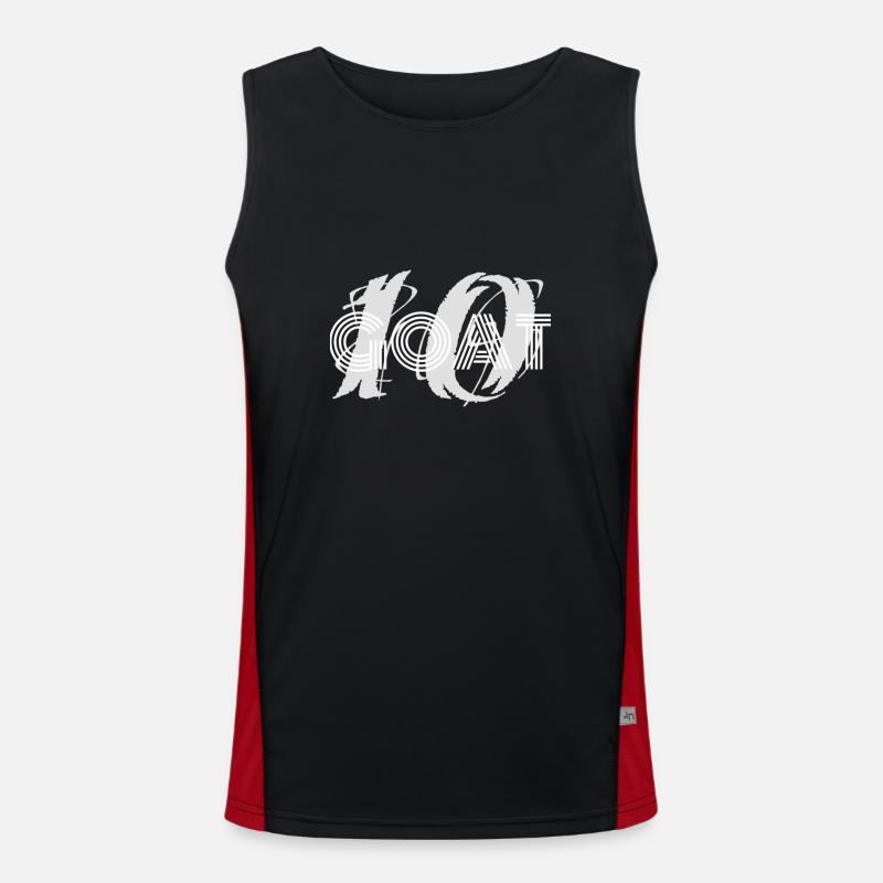 Ziege Funktionelles Kontrast-Tank Top für Männer 