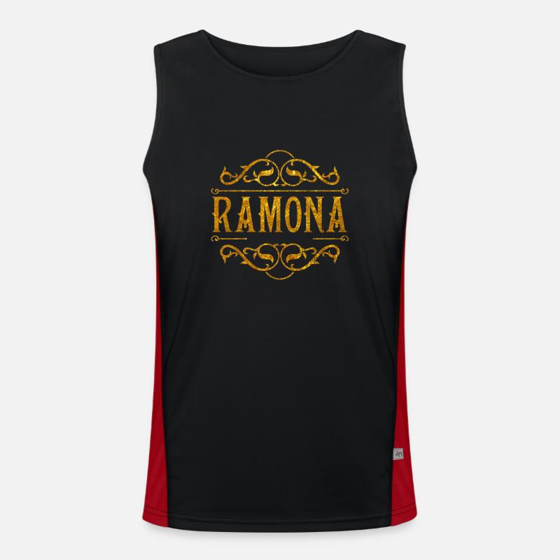 Ramona Funktionelles Kontrast-Tank Top für Männer 