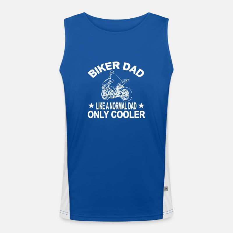 Motorcycle Men's Functional Contrast Tank Top 