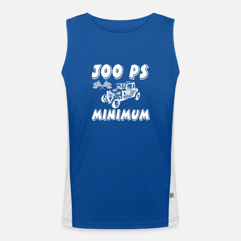 Auto Funktionelles Kontrast-Tank Top für Männer 