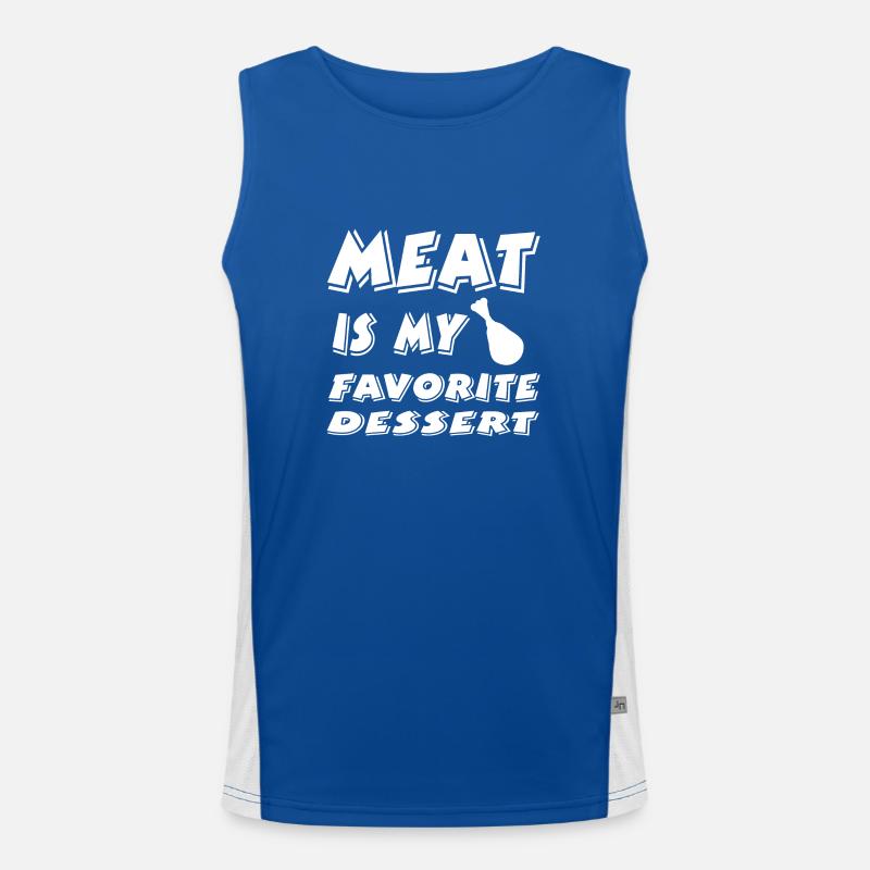 Fleisch Funktionelles Kontrast-Tank Top für Männer 