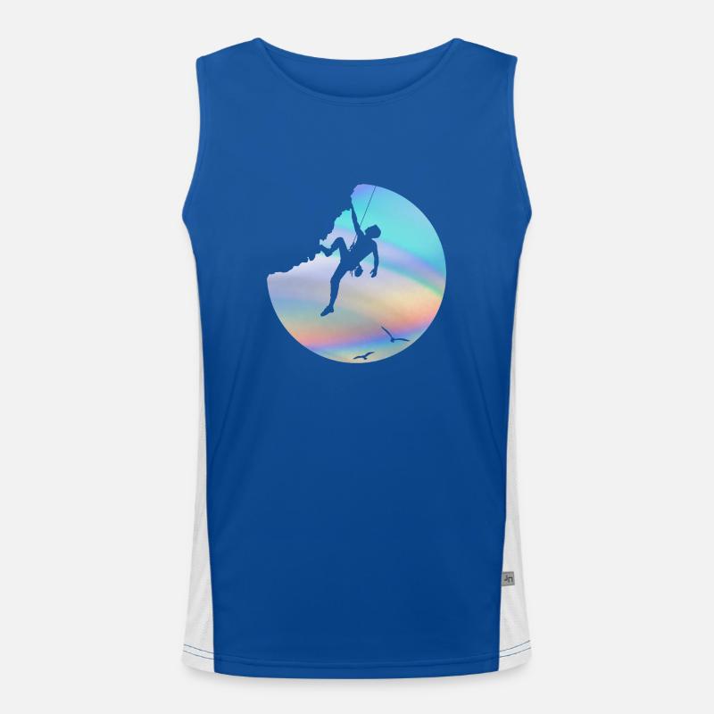climbing Funktionelles Kontrast-Tank Top für Männer 