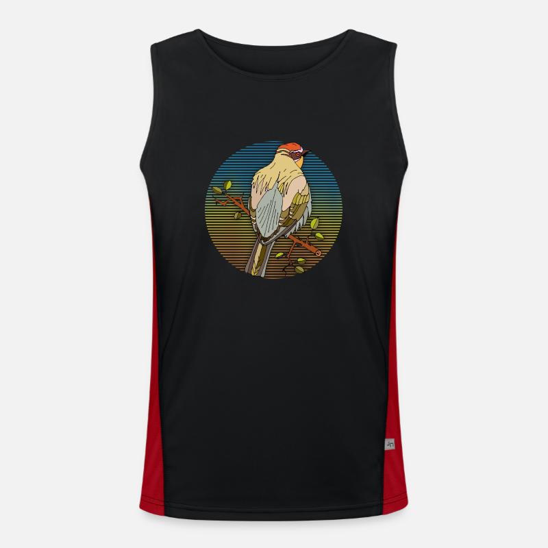 Vogel Funktionelles Kontrast-Tank Top für Männer 