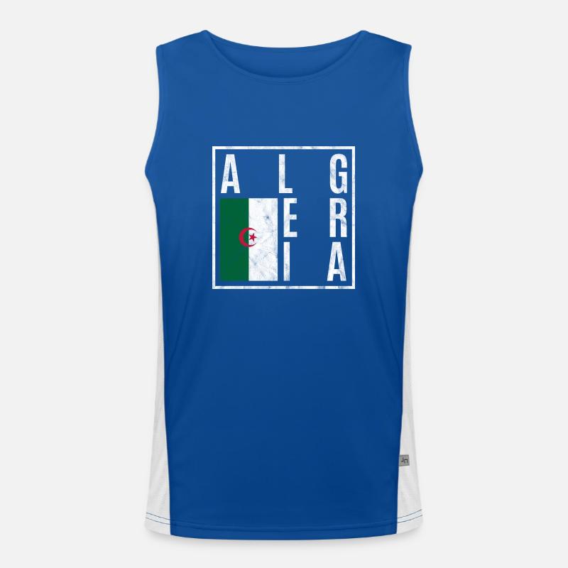 Algeria Men's Functional Contrast Tank Top 