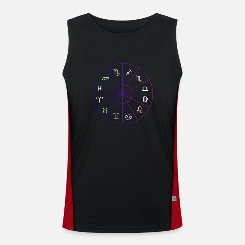 Sternzeichen Funktionelles Kontrast-Tank Top für Männer 