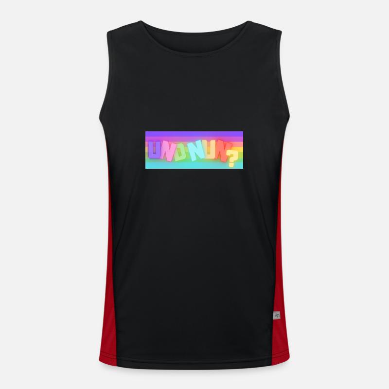 Und Nun? Funktionelles Kontrast-Tank Top für Männer 