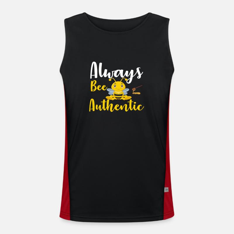 Always Bee Authentic Men's Functional Contrast Tank Top 
