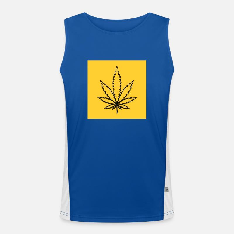 print bag 071 Men's Functional Contrast Tank Top 