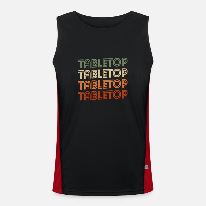 Tabletop Dice Board Game Board Men's Functional Contrast Tank Top 