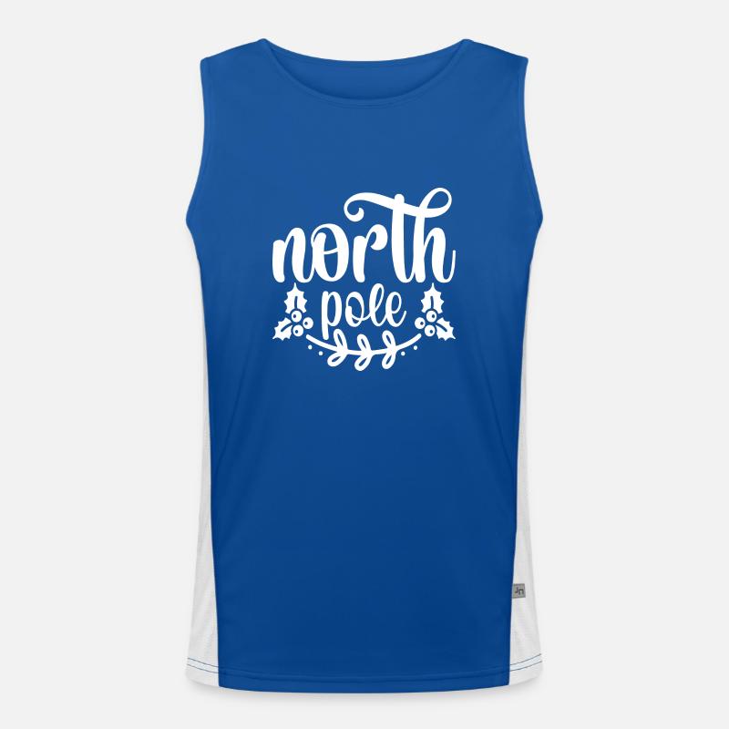 North Pole Funktionelles Kontrast-Tank Top für Männer 