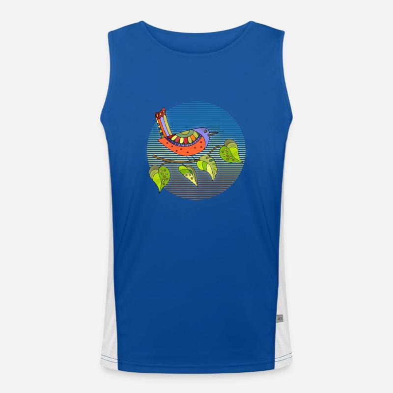 Vogel Funktionelles Kontrast-Tank Top für Männer 