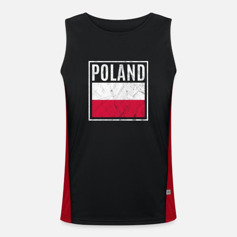 Pologne Débardeur respirant contrasté Homme 