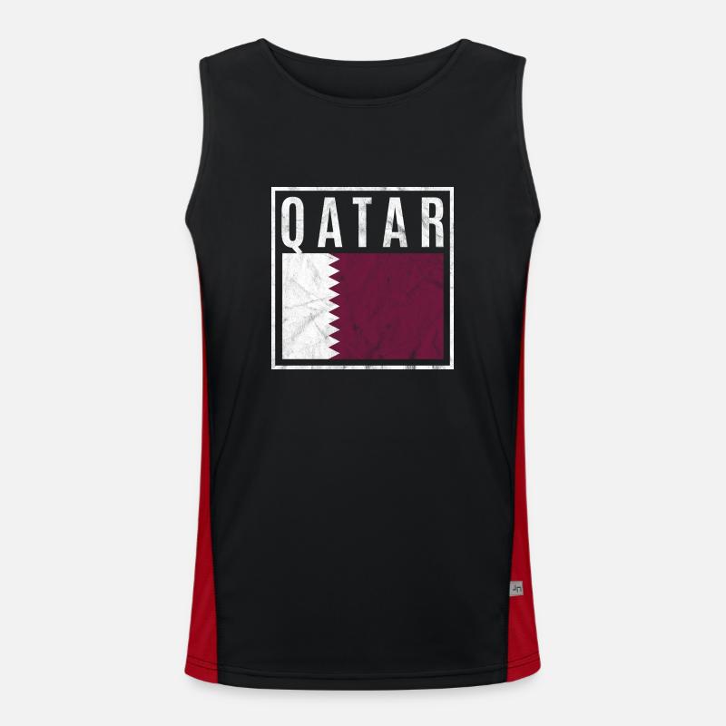 Katar Funktionelles Kontrast-Tank Top für Männer 