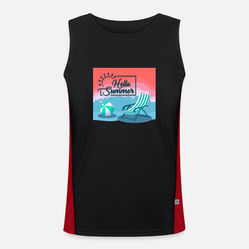 hello summer, hello summer Men's Functional Contrast Tank Top 