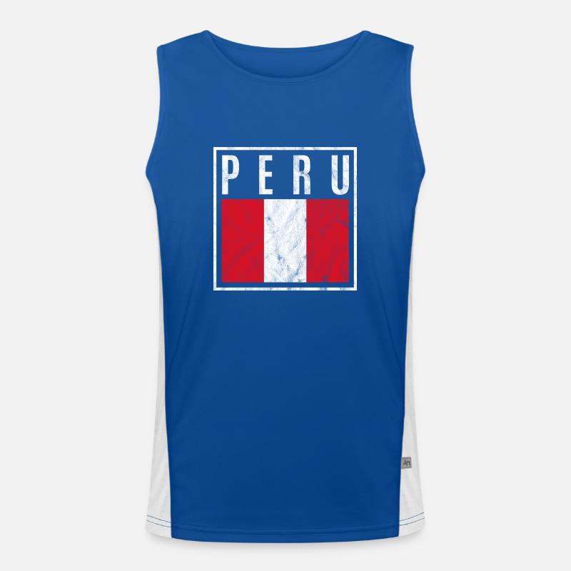 Peru Men's Functional Contrast Tank Top 