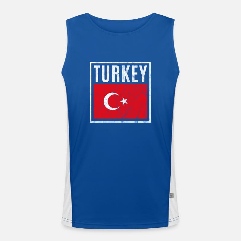 Turkey Men's Functional Contrast Tank Top 