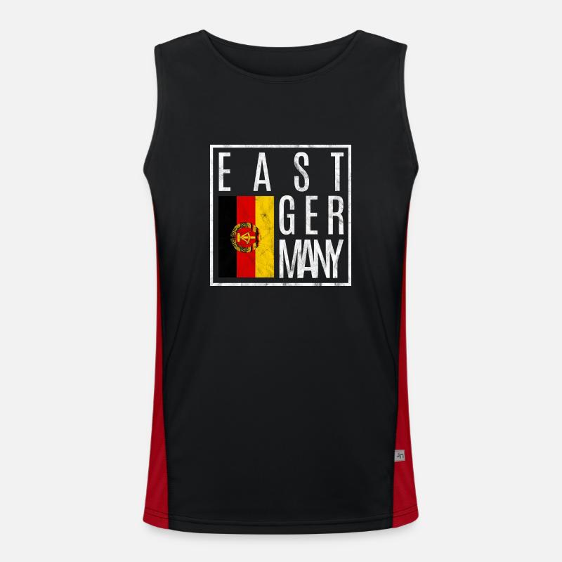 DDR Funktionelles Kontrast-Tank Top für Männer 
