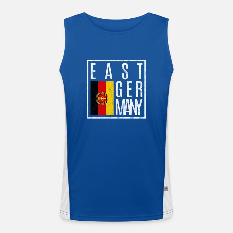 DDR Funktionelles Kontrast-Tank Top für Männer 