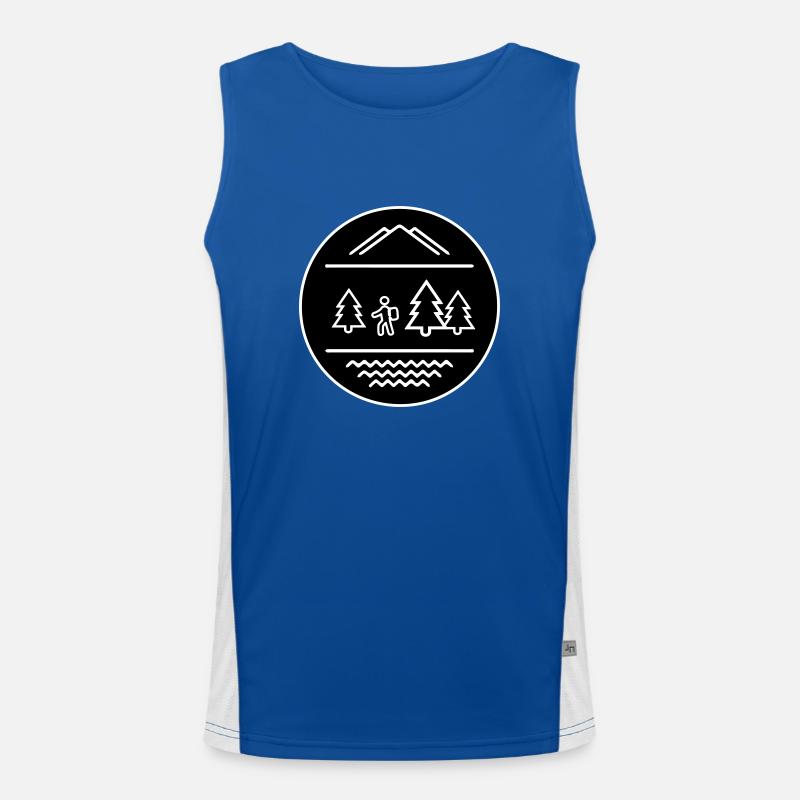 wandern Funktionelles Kontrast-Tank Top für Männer 