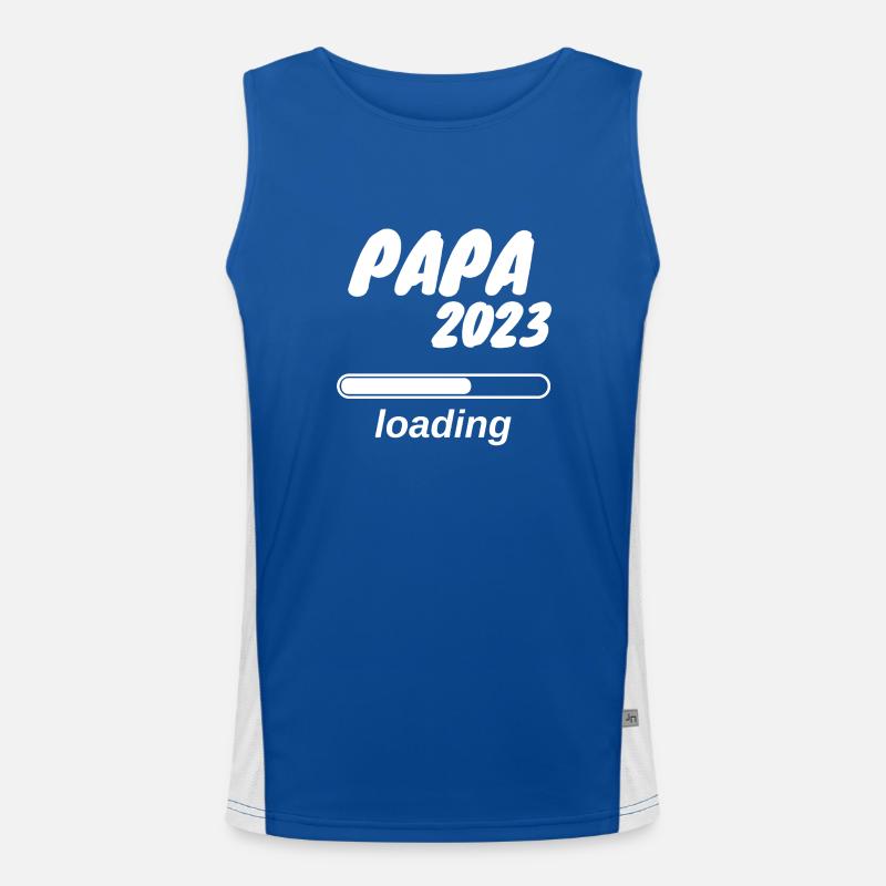 Papa 2023 loading Funktionelles Kontrast-Tank Top für Männer 