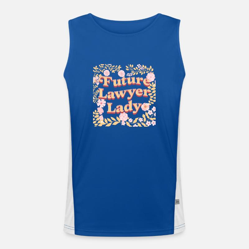 FUTURE LAWYER LADY Men's Functional Contrast Tank Top 
