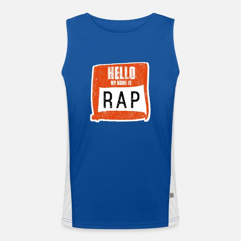 Rap Musik Funktionelles Kontrast-Tank Top für Männer 