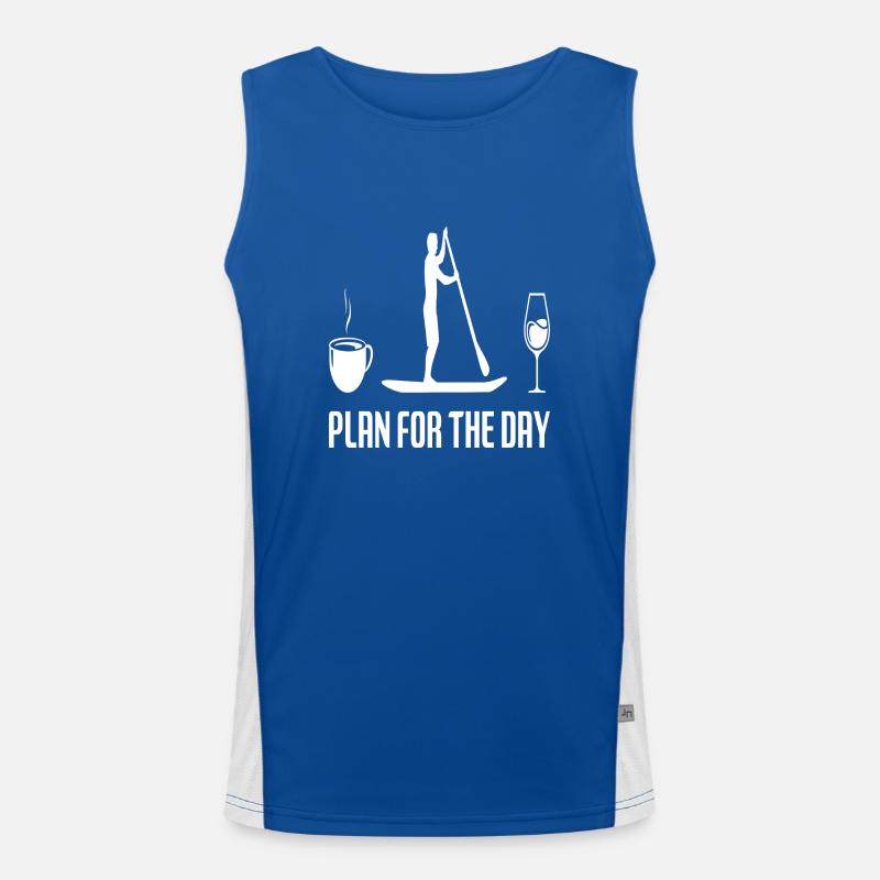 Plan for the Day Men's Functional Contrast Tank Top 