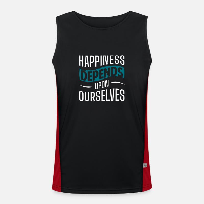 Cloverleaf Joy Love Optimism Men's Functional Contrast Tank Top 