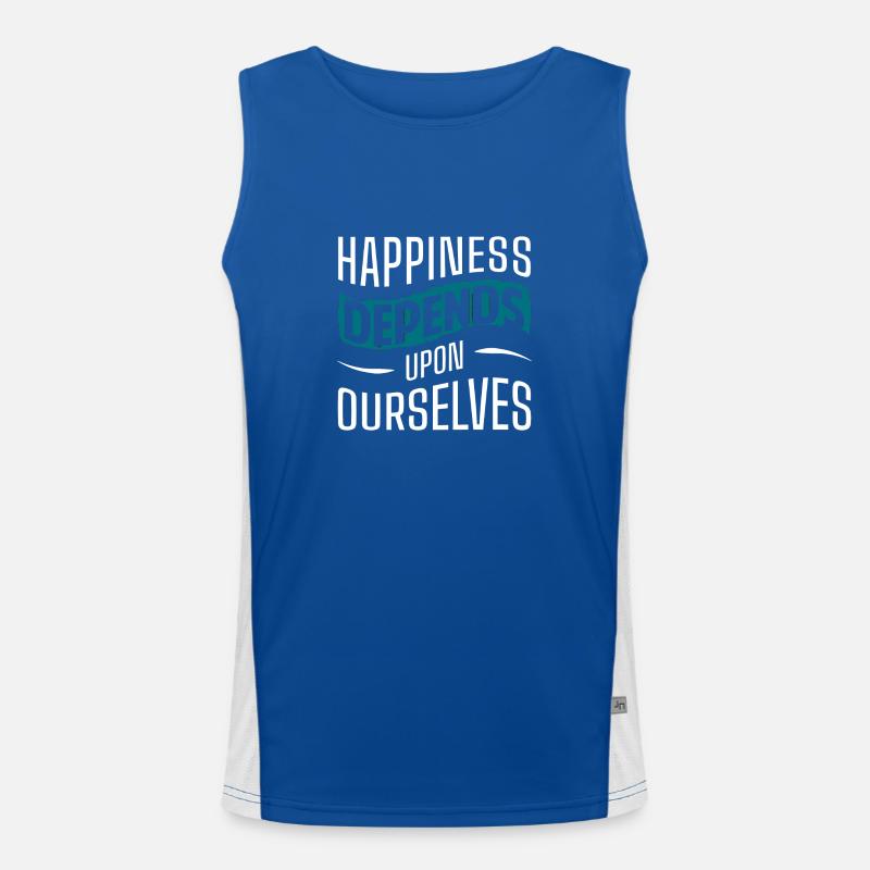 Cloverleaf Joie Amour Optimisme Débardeur respirant contrasté Homme 